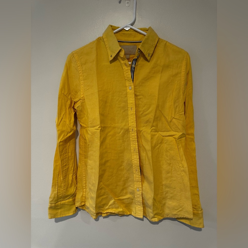 Banana Republic Yellow Women’s Oxford Shirt